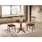 International Concepts Round 30 in Round Top Pedestal Table with 2 Chairs, Espresso, 30 in W, 30 in L, 29.9 in H, Wood K581-30RT-27B-C613-2 - alternate 2
